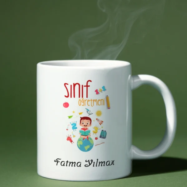 Sınıf öğretmeni kupa bardak